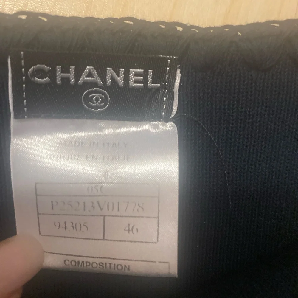 Chanel Vintage 2005 Cruise Collection Buckle Strap Knit Tank Top